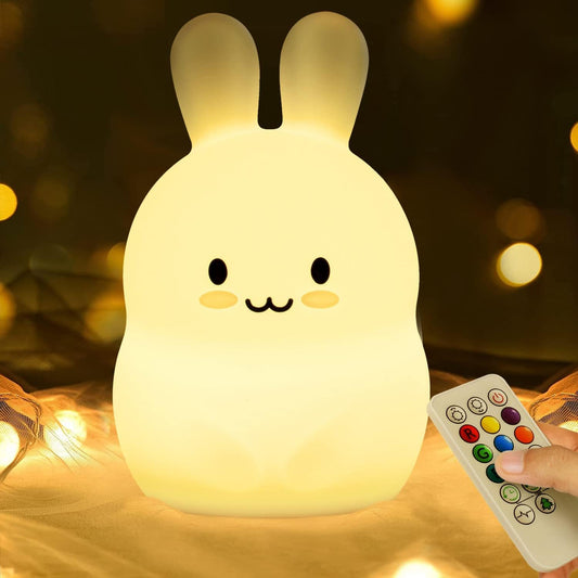 SILICONE  BEAR WHIT CHANGE LED Night Lights 